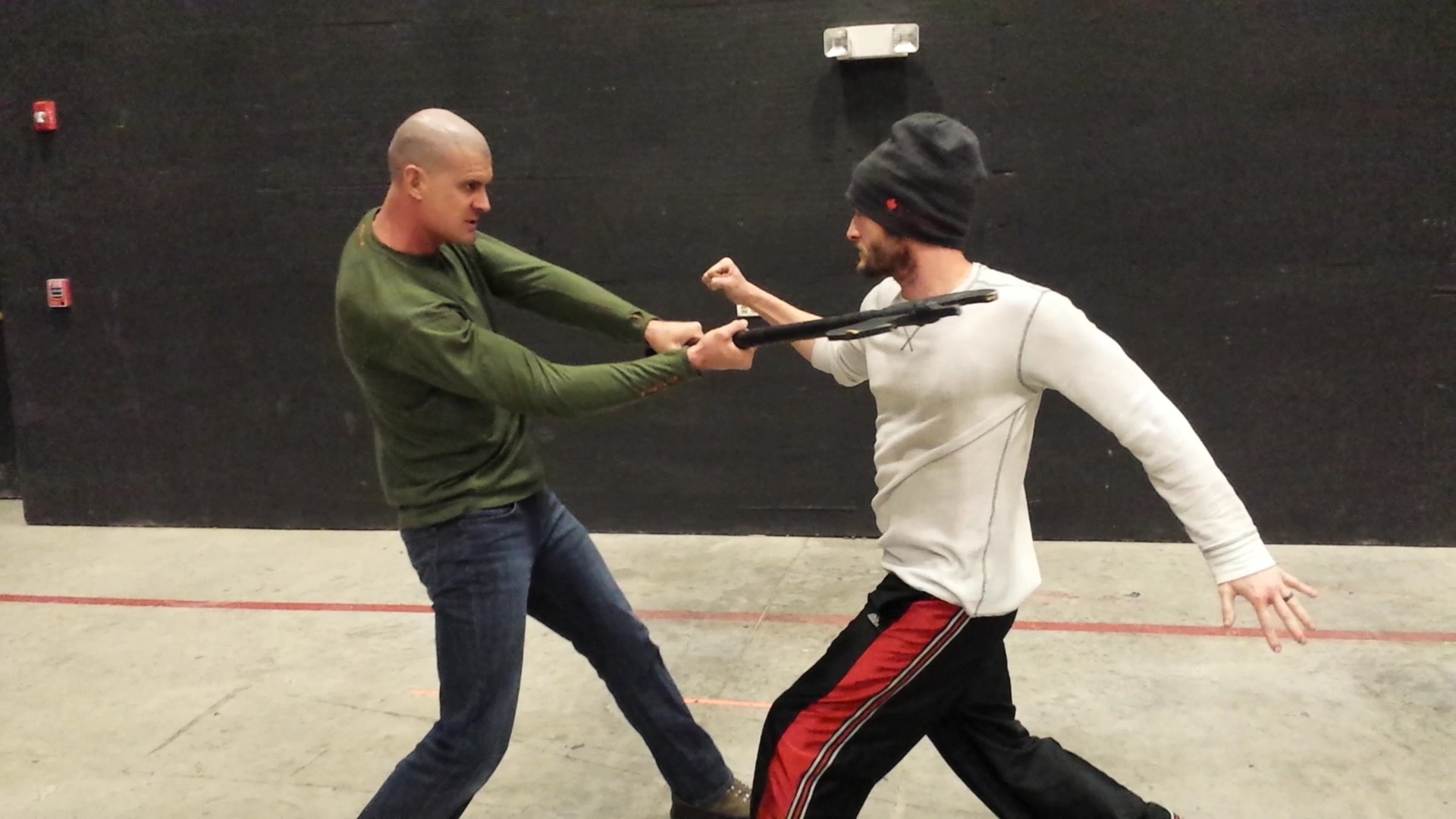 Fight choreography for the Season 2 finale of Sleepy Hollow between Headless and Crane. Jeremy Owens and Stephen Elliott.