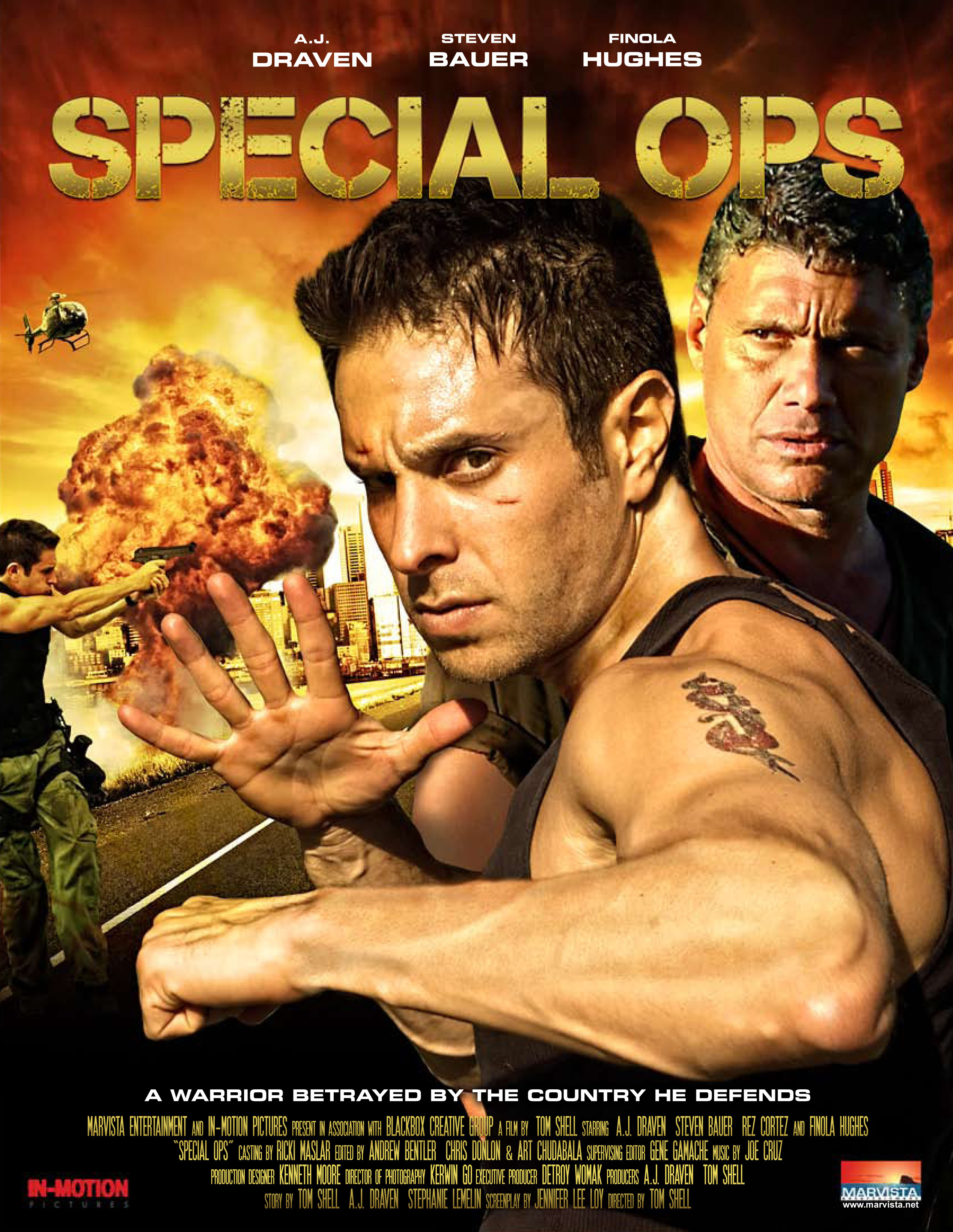 AJ Draven in Special Ops Official International Poster