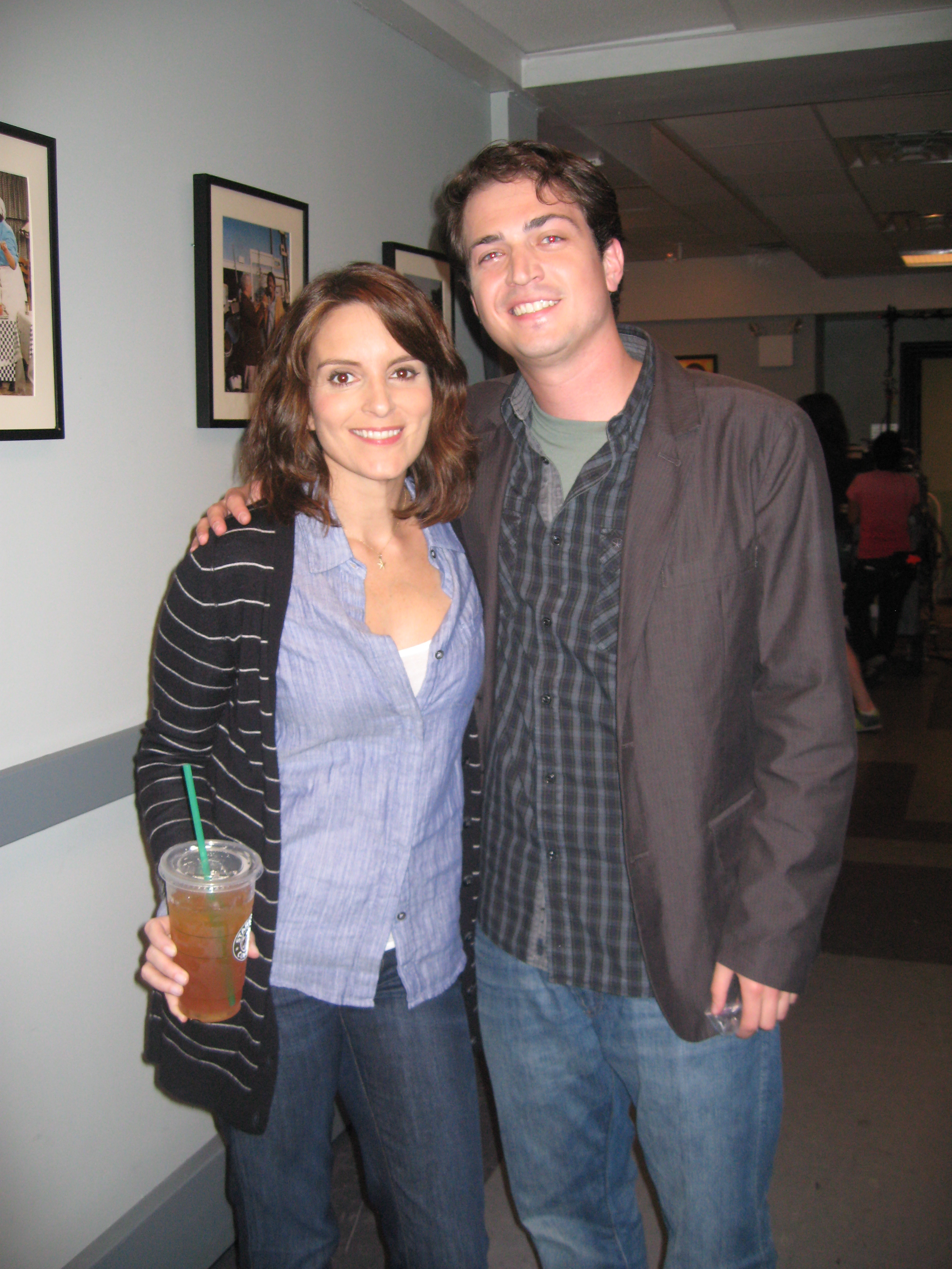 30 Rock set with Tina Fey