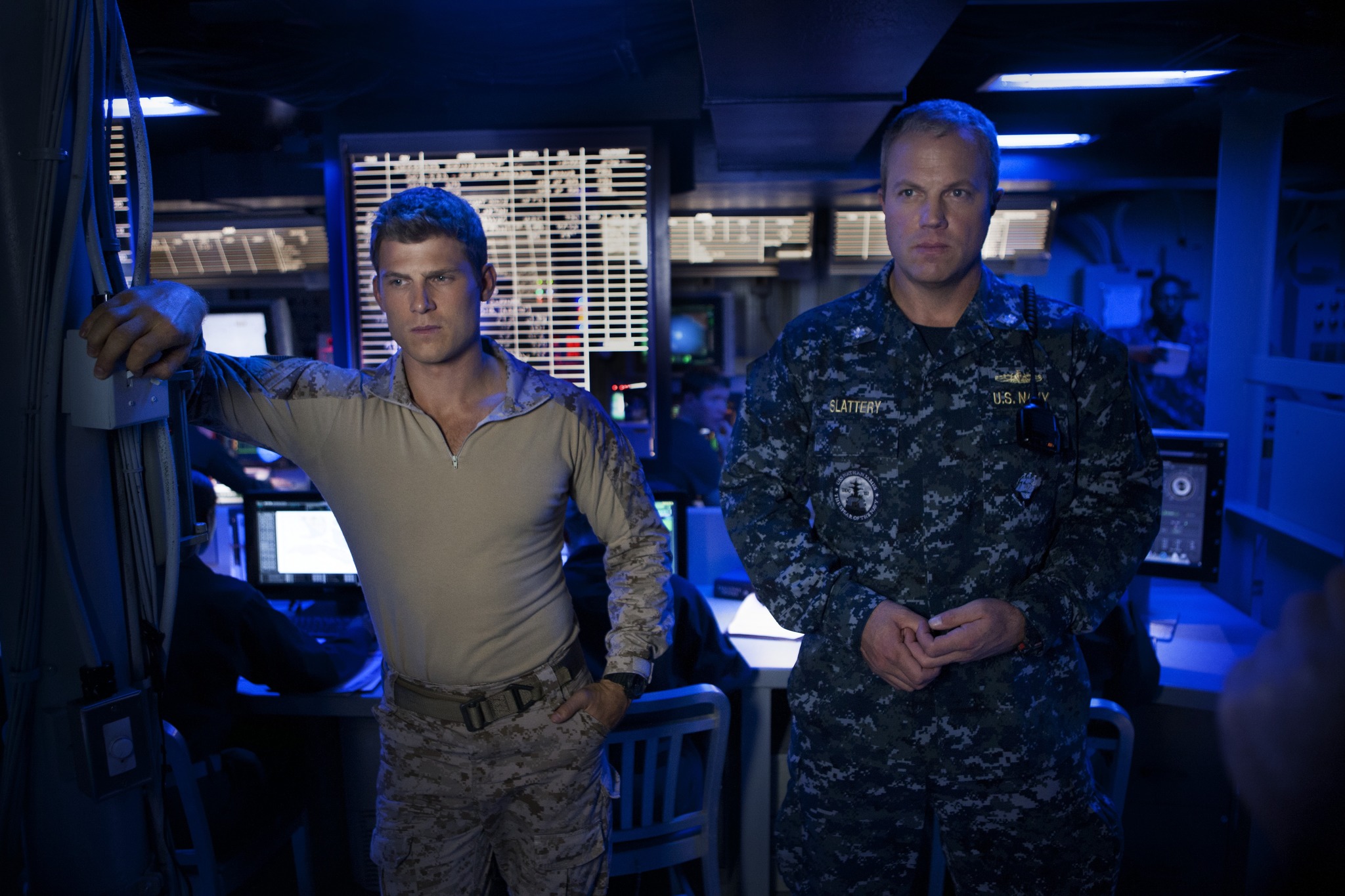 Still of Adam Baldwin and Travis Van Winkle in The Last Ship (2014)