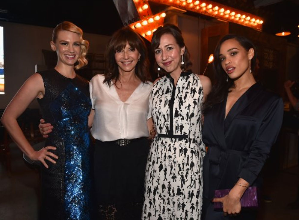 Cleopatra with Kristen Schaal, Mary Steenburgen and January Jones at The Last Man On Earth premier, 2015.