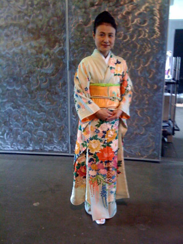 Traditional Japanese Kimono for Verizon Print Ad.