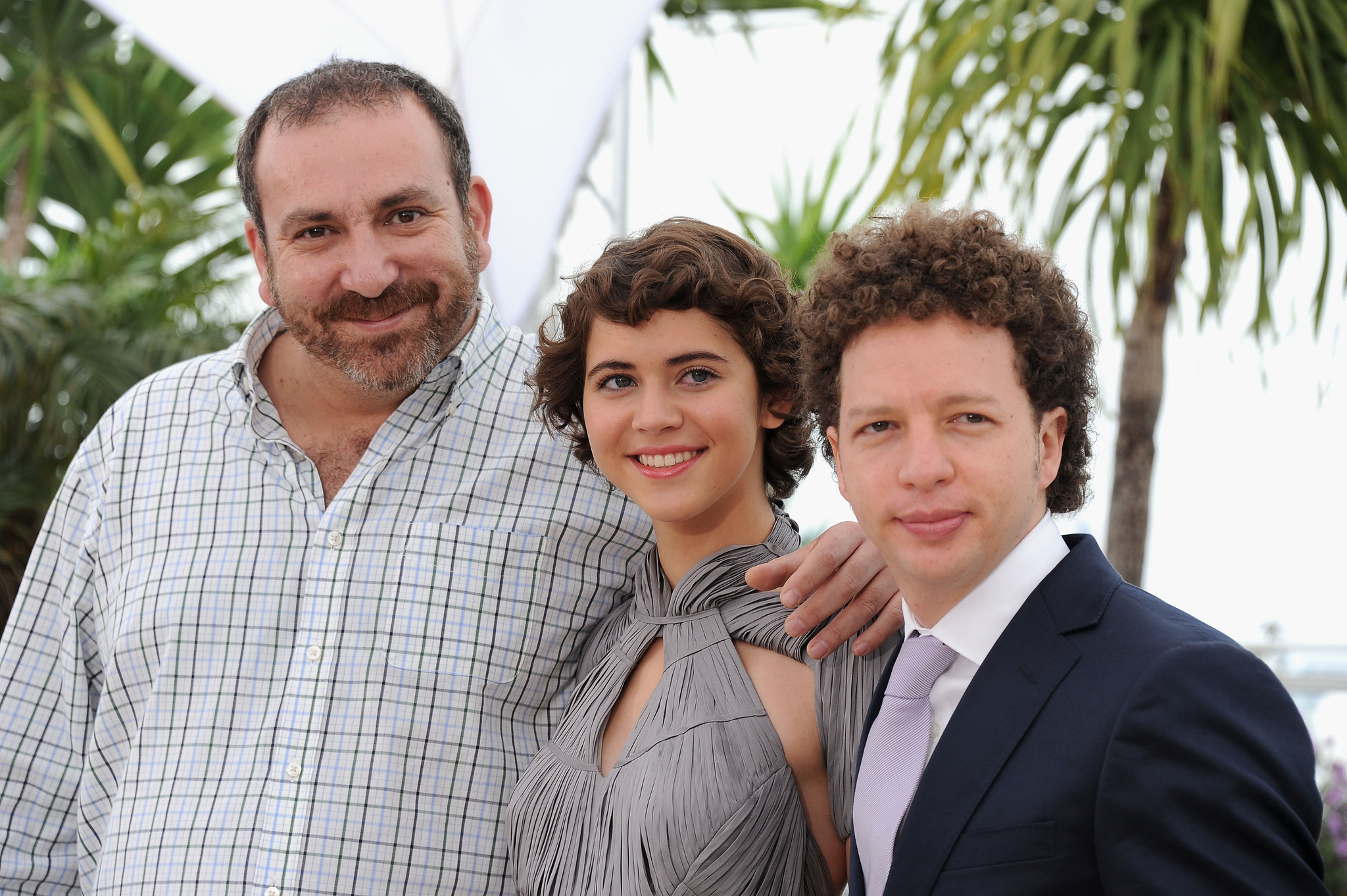 Hernán Mendoza, Michel Franco and Tessa Ia at event of Después de Lucía (2012)