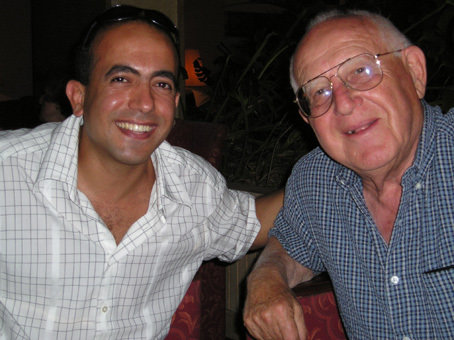 Radwans meeting with Branko Lustig in Morocco 2004, after filming Kingdom of Heaven