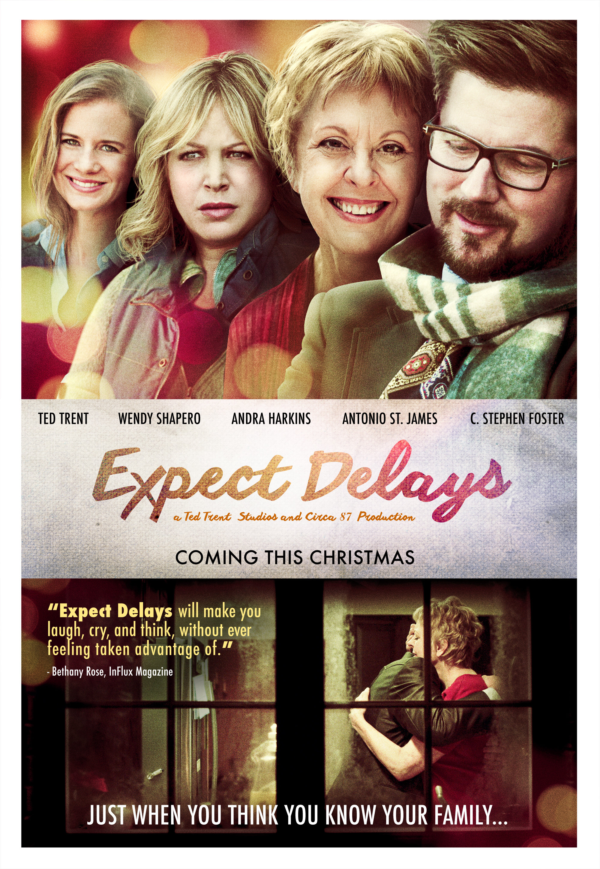 Wendy Shapero, Nina Shelton, Drew Panico, Ted Trent, Cooper Shaw, Keith Nussbaum, C. Stephen Foster, John Launius, Brett A. Frager, William Conklin, Antonio St. James, Dan Steadman, Andra Harkins, Geoffrey Burch, Jessica Ambuehl and Nicholas Gianini in Expect Delays (2015)