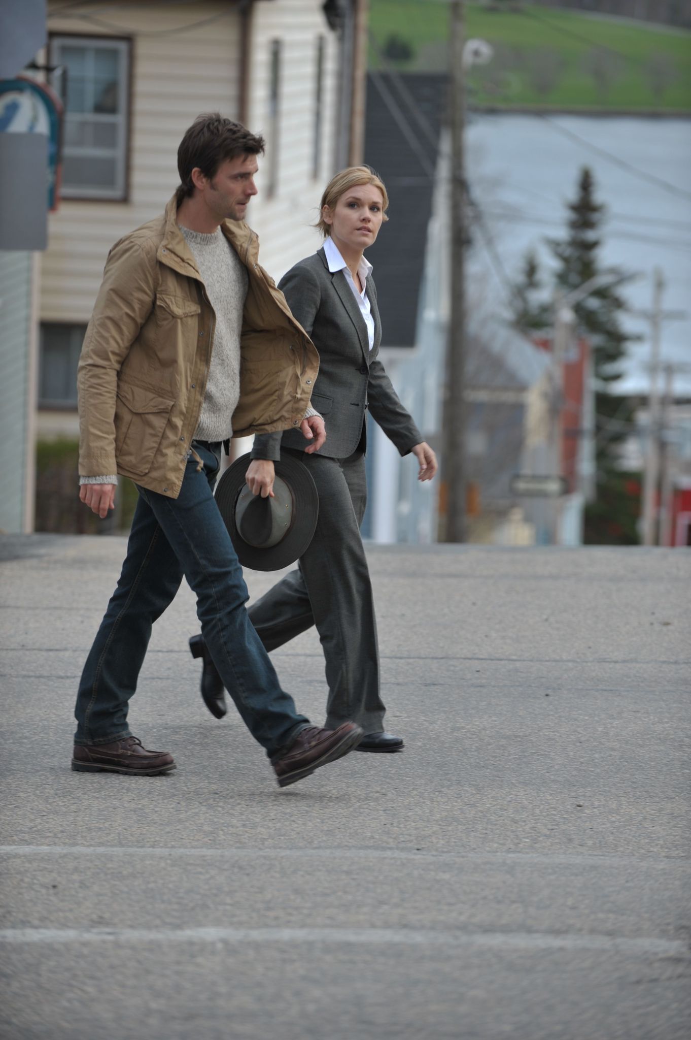 Still of Lucas Bryant and Emily Rose in Haven (2010)