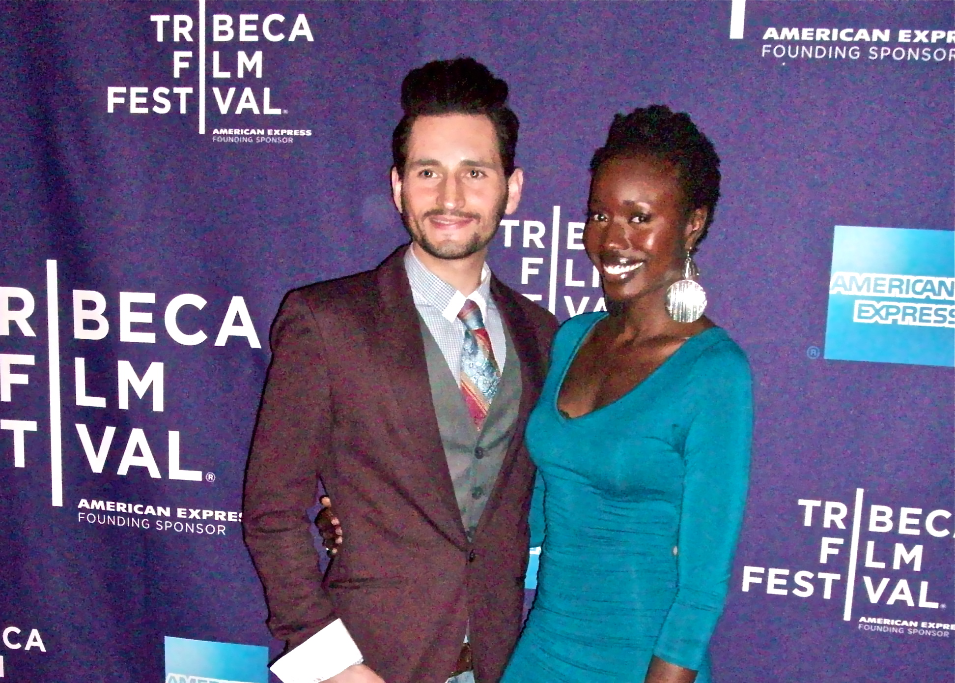 Xavier Jimenez-March and Anna Diop Tribeca Film Festival