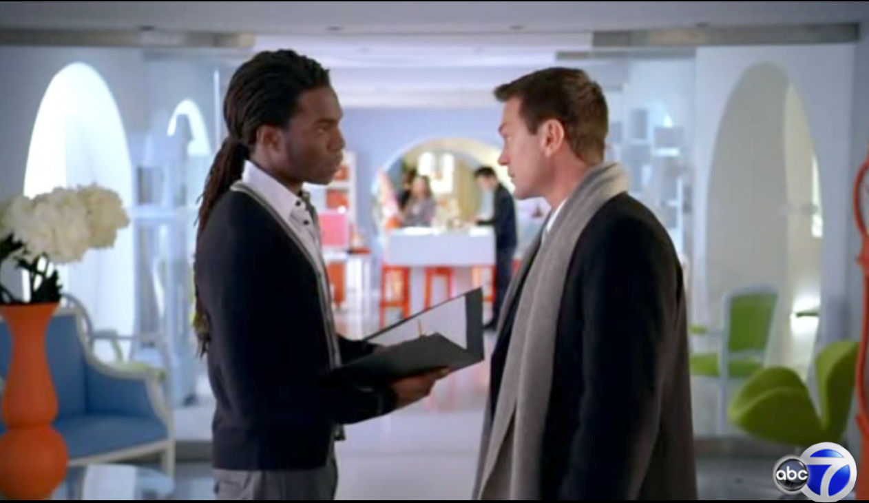Still of Ejyp Johnson and Grant Bowler in Ugly Betty