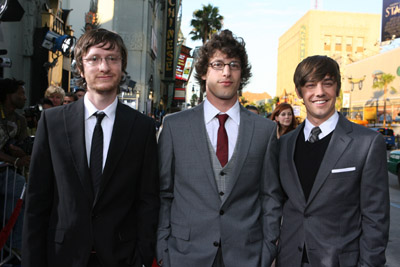 Jorma Taccone, Andy Samberg and Akiva Schaffer at event of Hot Rod (2007)