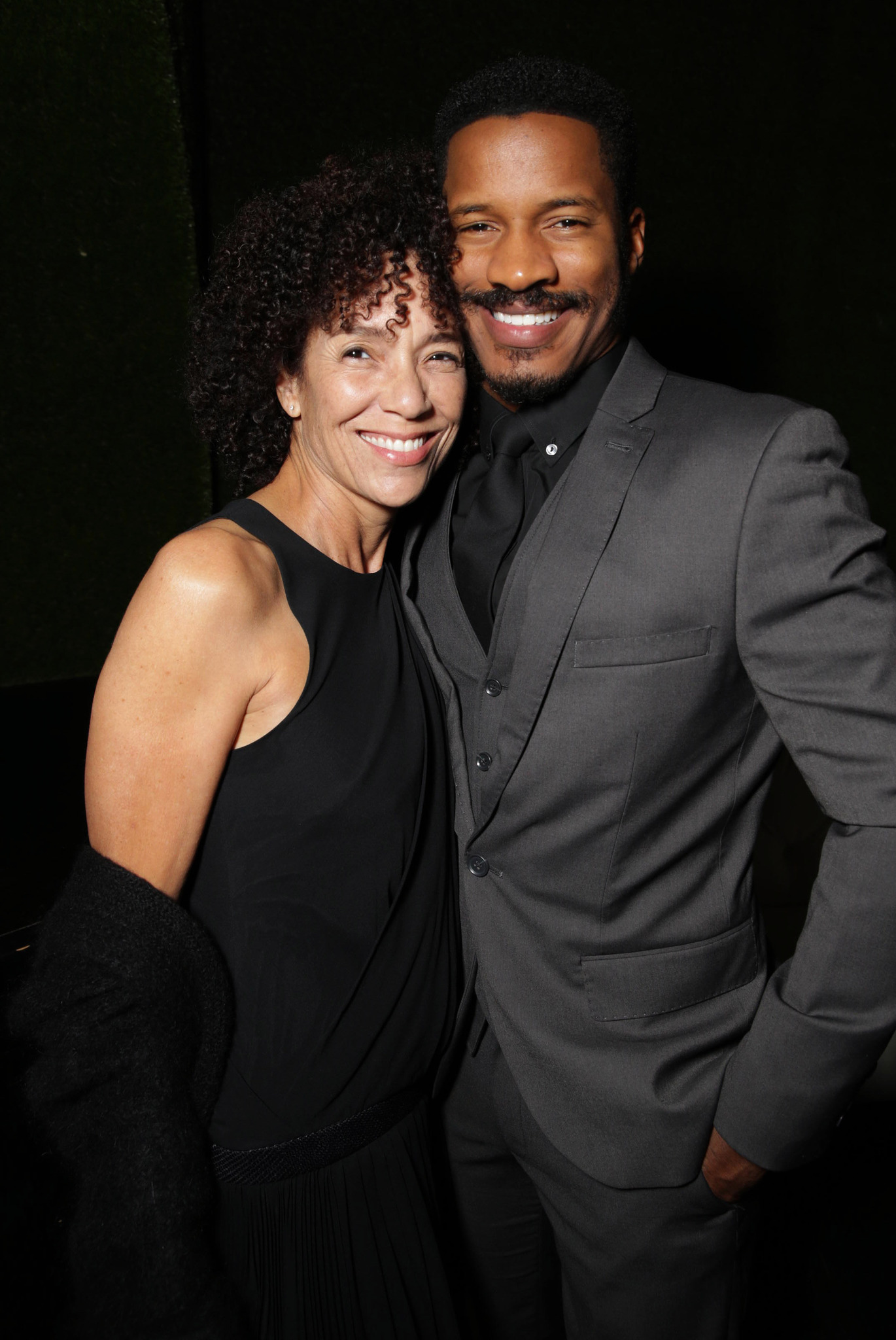 Stephanie Allain and Nate Parker at event of Beyond the Lights (2014)