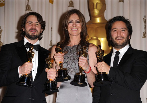 Kathryn Bigelow and Mark Boal at event of The 82nd Annual Academy Awards (2010)