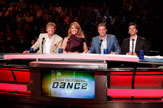 Still of Nigel Lythgoe, Mia Michaels, William Trevitt and Michael Nunn in So You Think You Can Dance (2005)
