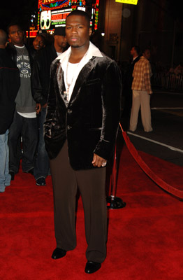 50 Cent at event of Get Rich or Die Tryin' (2005)