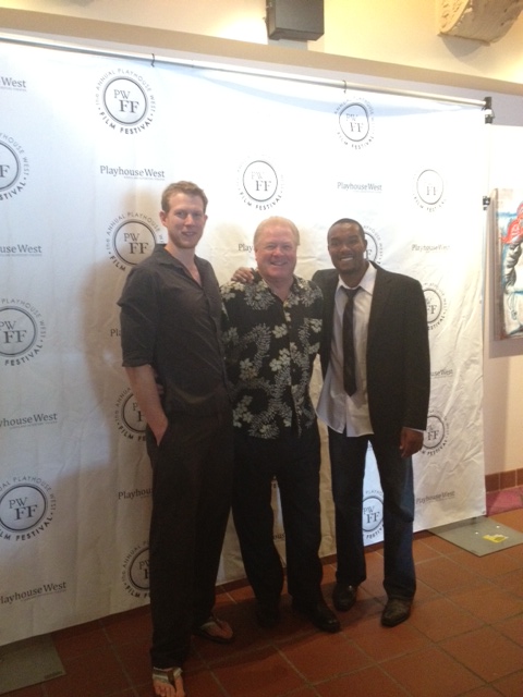 Chuck, Nick and Vince at Playhouse West Film Festival Philly Blues