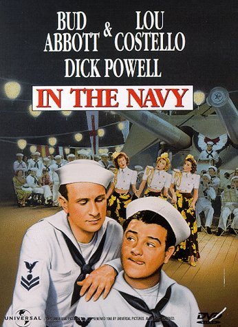 Bud Abbott, Laverne Andrews, Maxene Andrews, Patty Andrews, Lou Costello and The Andrews Sisters in In the Navy (1941)