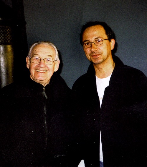 Andrzej Wajda and Lothar Riedl in Kraków