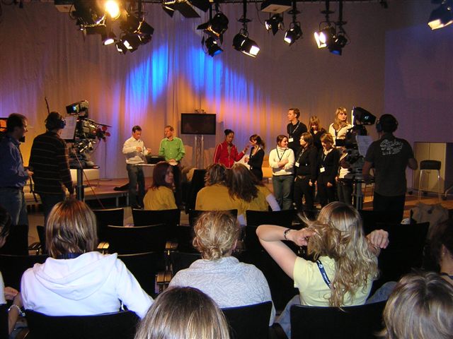 Producting a 120min live TV show for ORF (Austrian Broadcasting Corporation)