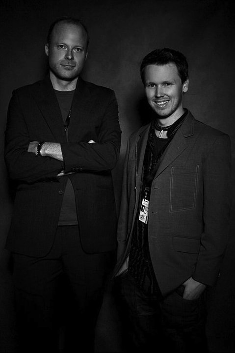 Director Alan Butterworth and Producer Tobias Tobbell at Warsaw Film Festival 2010 with The Drummond Will