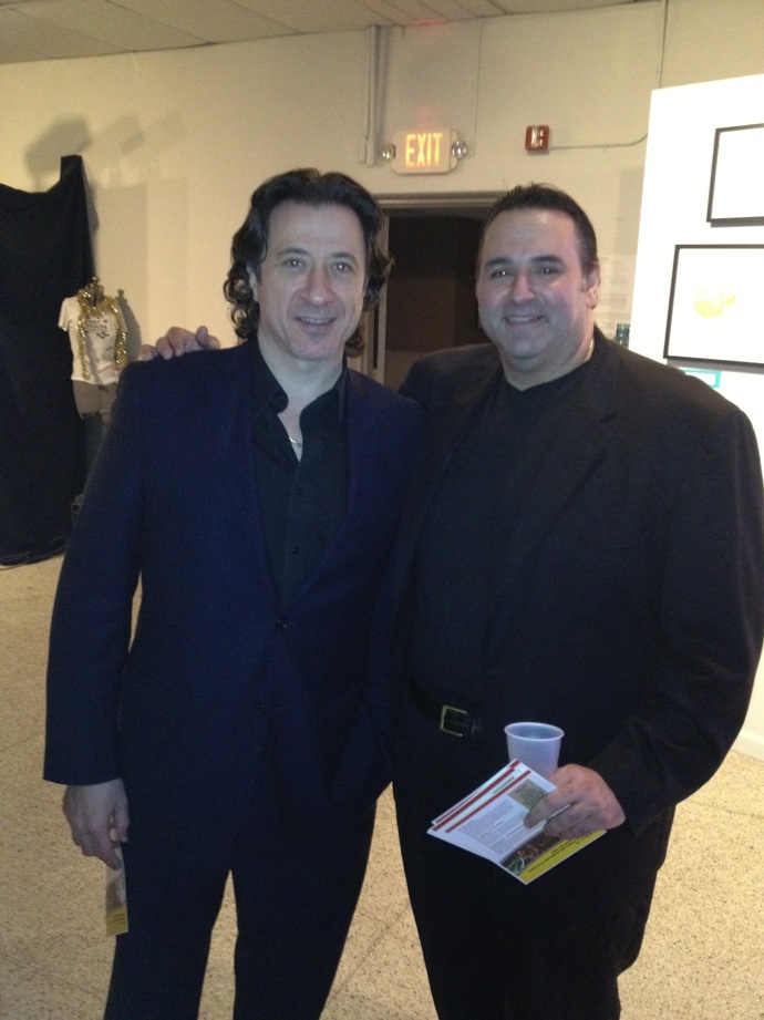 Award-Winning Director/Producer Sam Borowski with Award-Winning Actor/Director Federico Castelluccio, who he directed in the short film, POLLINATION *.