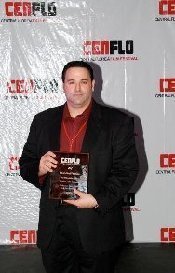 Writer-Director/Producer Sam Borowski accepts Best Mini-Feature Award for THE MANDALA MAKER at the 2009 Central Florida Film Festival.