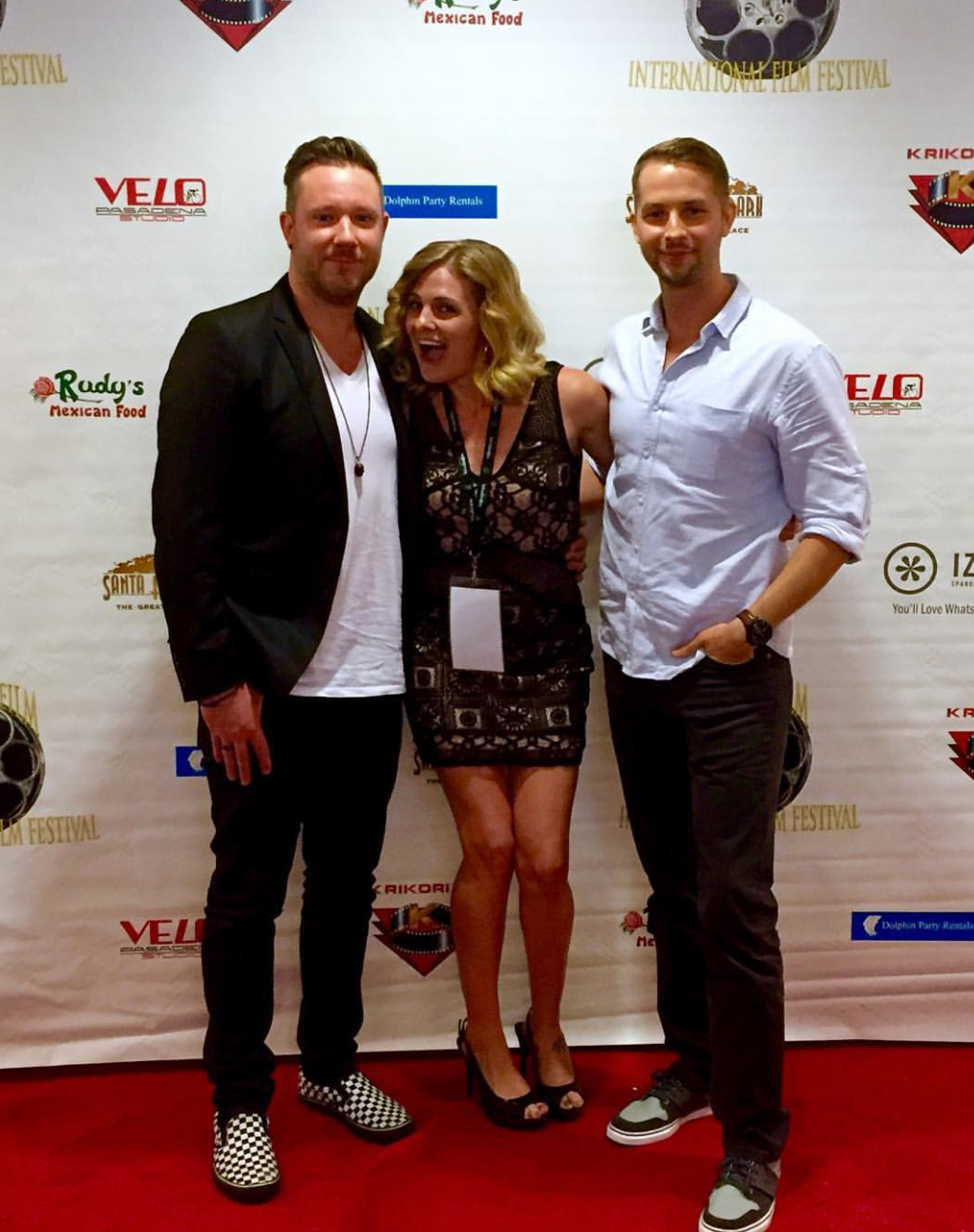 Brendan Gabriel Murphy, Ashley Eberbach, and Philip Jessen at the Action On Film- Women with Vision screening