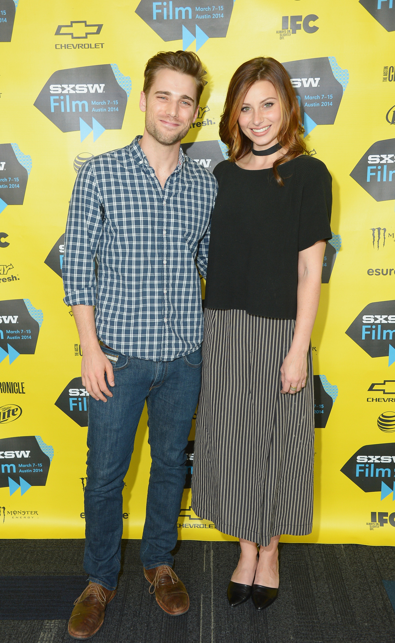 Aly Michalka and Dustin Milligan at event of Sequoia (2014)