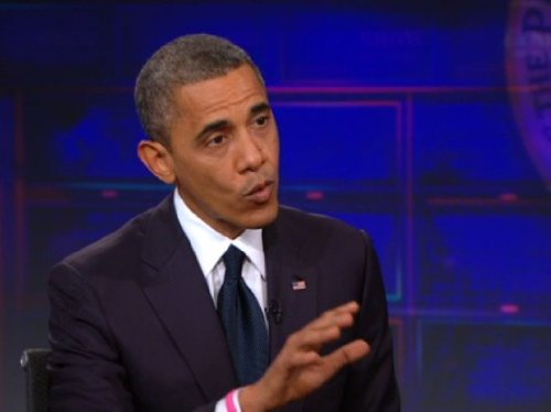 Still of Barack Obama in The Daily Show: Barack Obama (2012)
