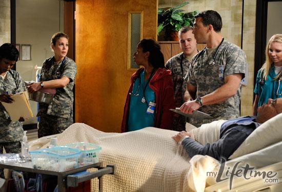 As Dr Blake Hanson in Army Wives