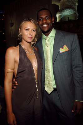 LeBron James and Maria Sharapova at event of ESPY Awards (2005)