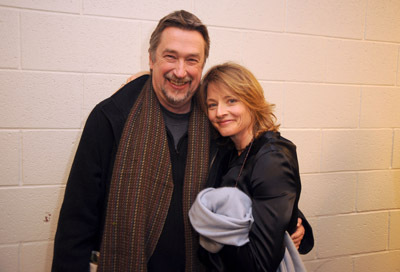 Jodie Foster and Geoffrey Gilmore