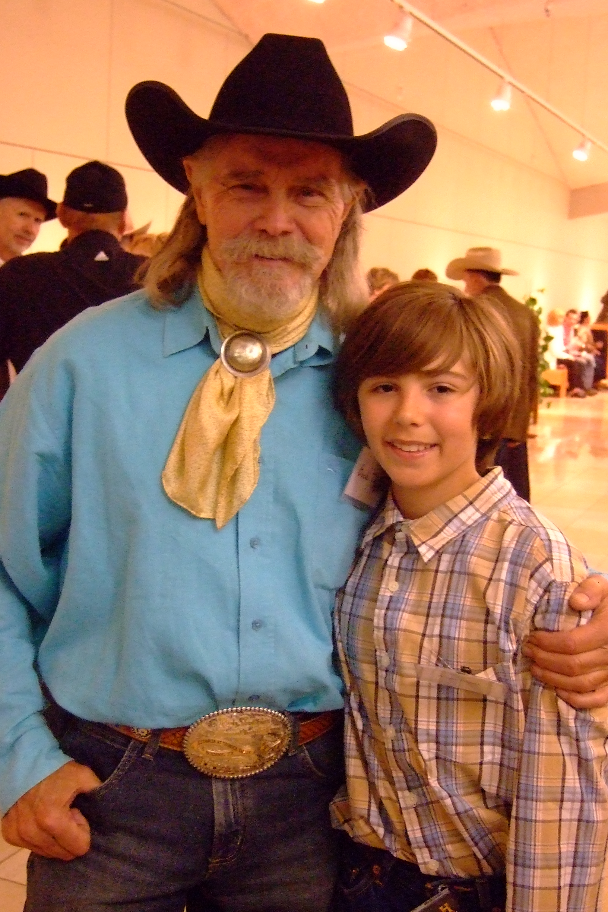 Wyatt Turner and Buck Taylor - 2010 Western Heritage Wrangler Awards