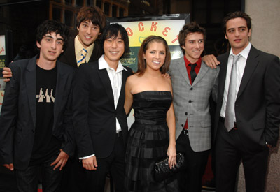 Nicholas D'Agosto, Anna Kendrick, Reece Thompson, Aaron Yoo, Vincent Piazza and Josh Kay at event of Rocket Science (2007)