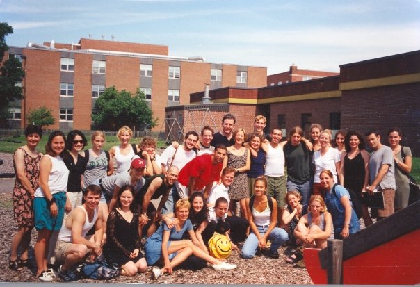 Atlantic Theater Company Summer Intensive photo with William H.Macy, Felicity Huffman, Jessica Alba, Emily Weisberg, Celia Ireland, Matt Meyer,