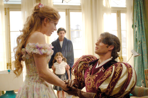 Still of Patrick Dempsey, James Marsden, Amy Adams and Rachel Covey in Enchanted (2007)