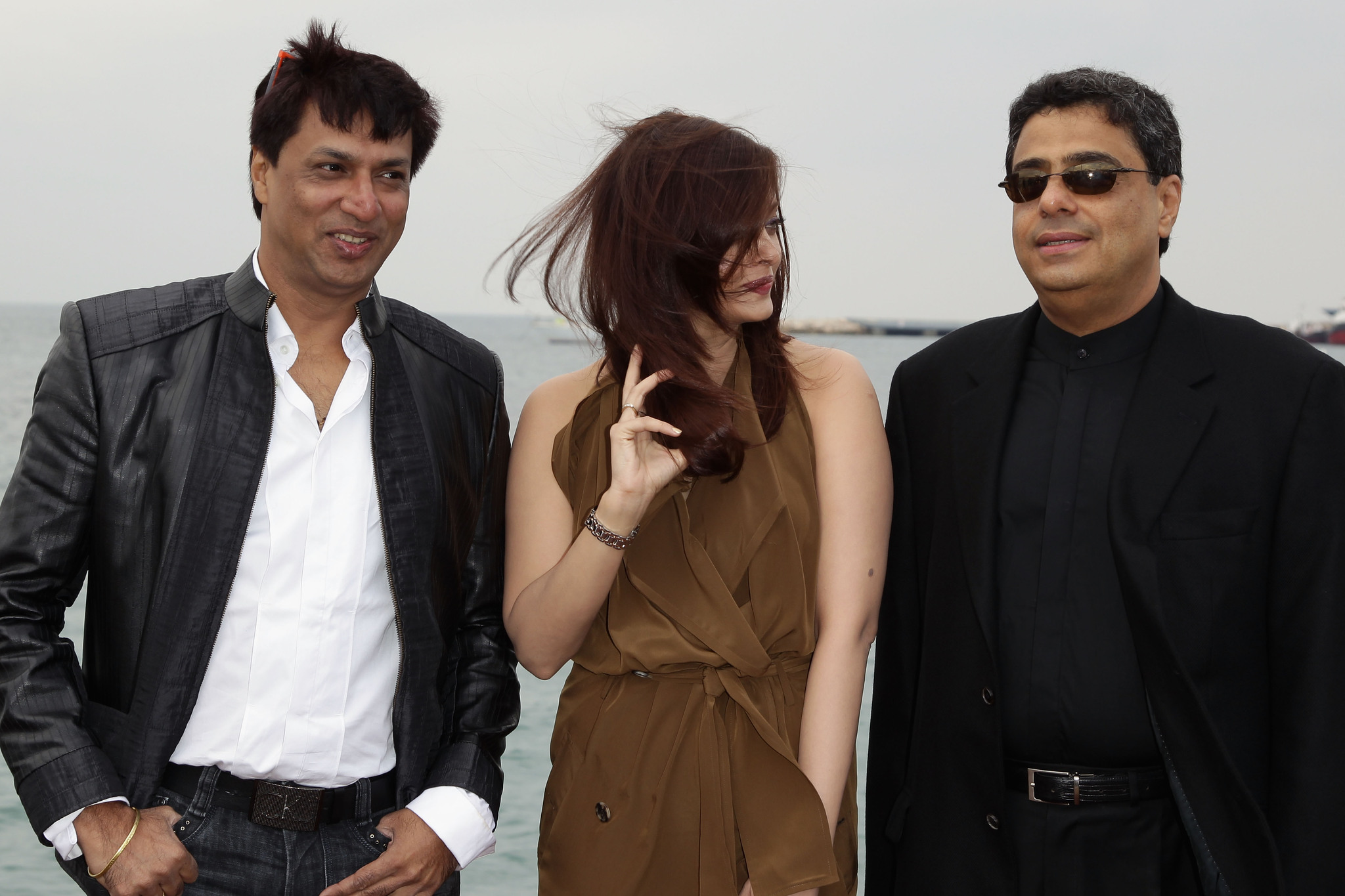 Aishwarya Rai Bachchan, Ronnie Screwvala and Madhur Bhandarkar