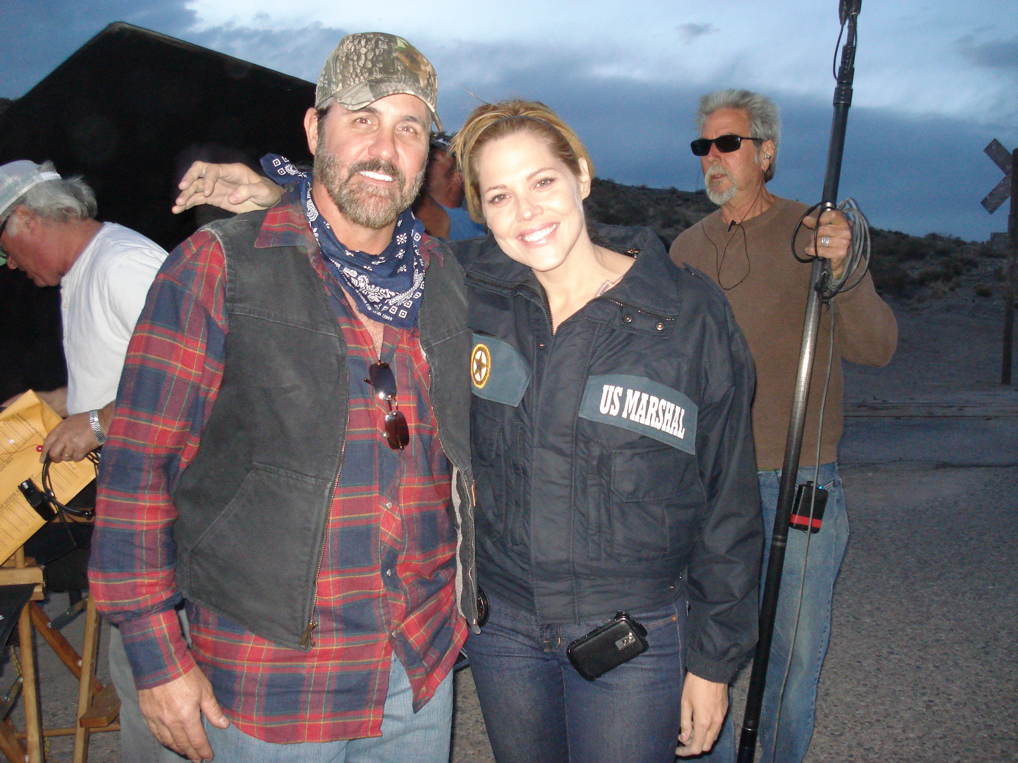 On the set of IN PLAIN SIGHT with Mary McCormack in New Mexico. Episode