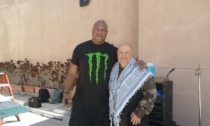 Koby with Tommy Lister