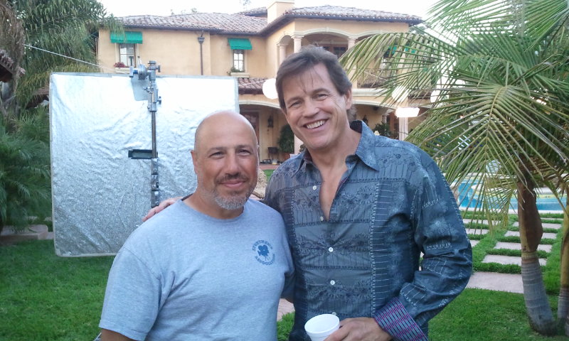 With Micheal Pare