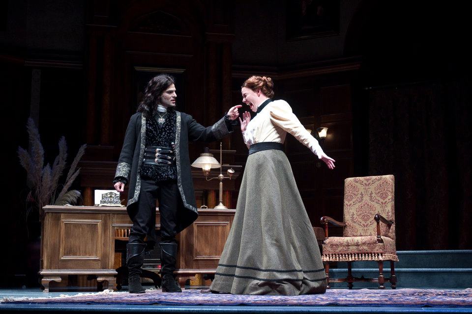 Juri Henley-Cohn as Dracula at Alabama Shakespeare Festival