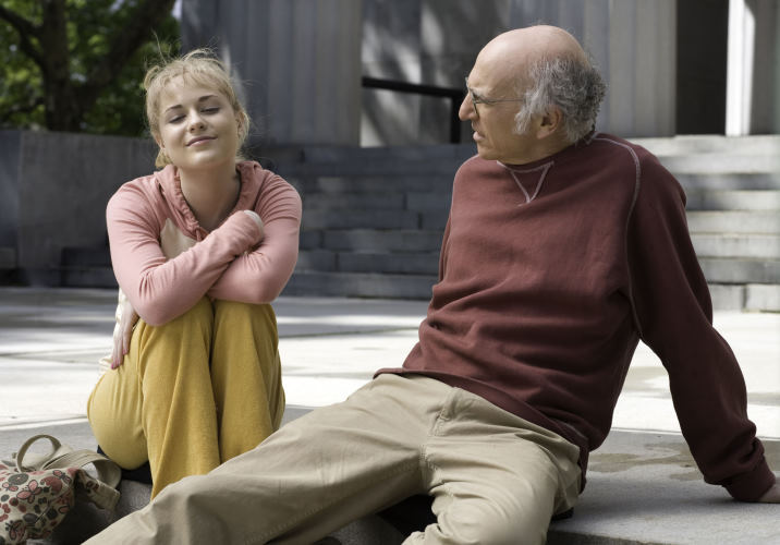 Still of Larry David and Evan Rachel Wood in Kad ir kas benutiktu (2009)