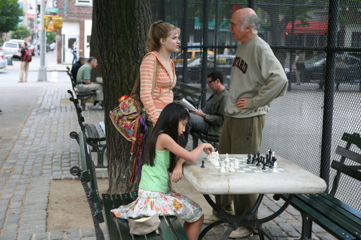 Still of Larry David and Evan Rachel Wood in Kad ir kas benutiktu (2009)