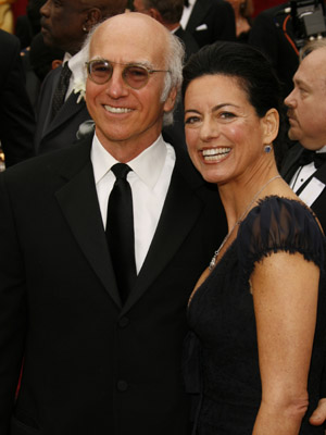 Larry David and Laurie Lennard at event of The 79th Annual Academy Awards (2007)