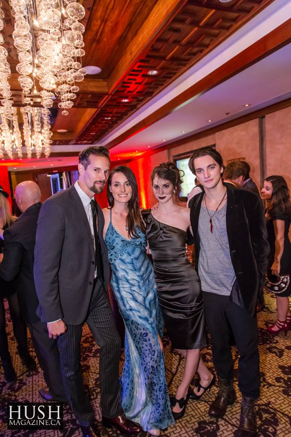 Nelson Leis, Vanessa Walsh, Genevieve Buechner, Richard Harmon at 2013 Lighthouse Pictures party for Vancouver International Film Festival.