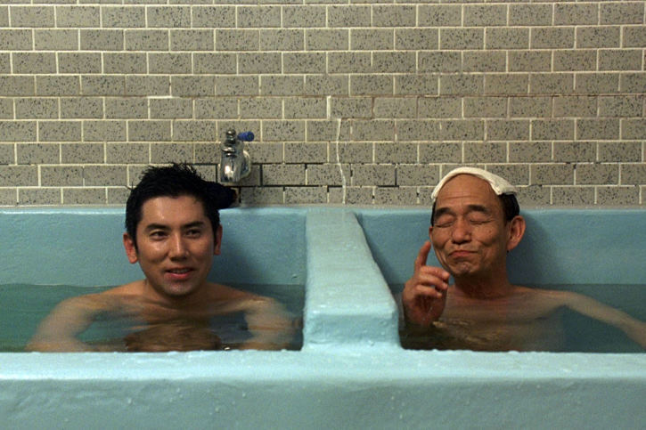 Still of Masahiro Motoki and Takashi Sasano in Okuribito (2008)