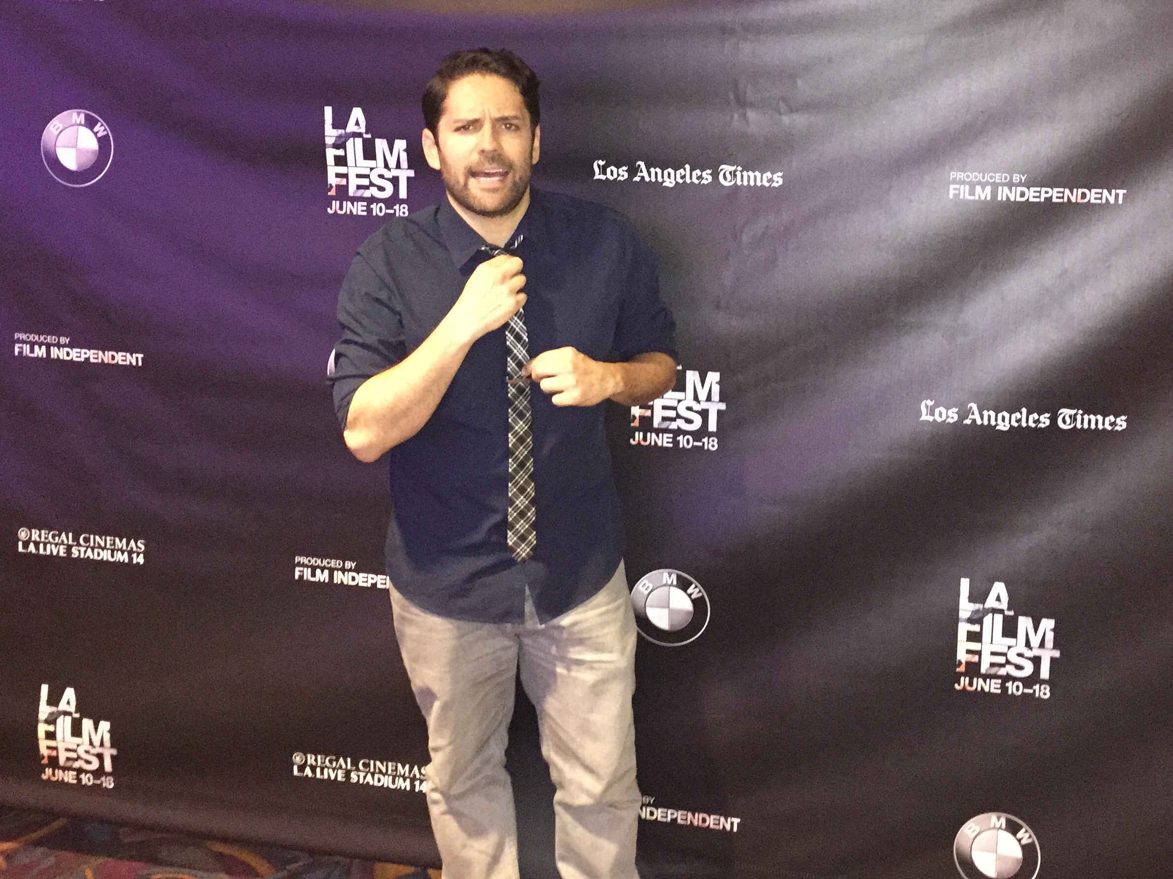 Dan Lawler at the LA Film Festival, Downtown Los Angeles, 2015