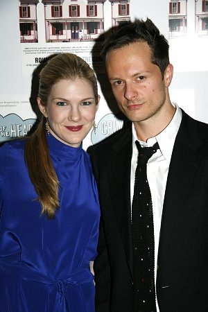 Opening Night of CRIMES OF THE HEART Roundabout Theatre, 2008 Lily Rabe and Chandler Williams