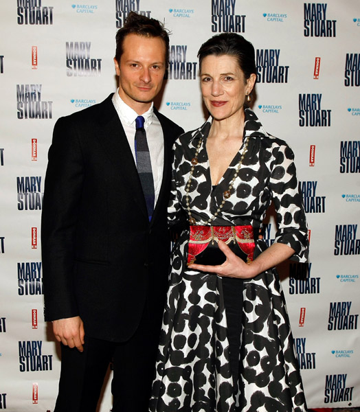 Chandler Williams and Harriet Walter, Broadway Opening of Mary Stuart 2009.