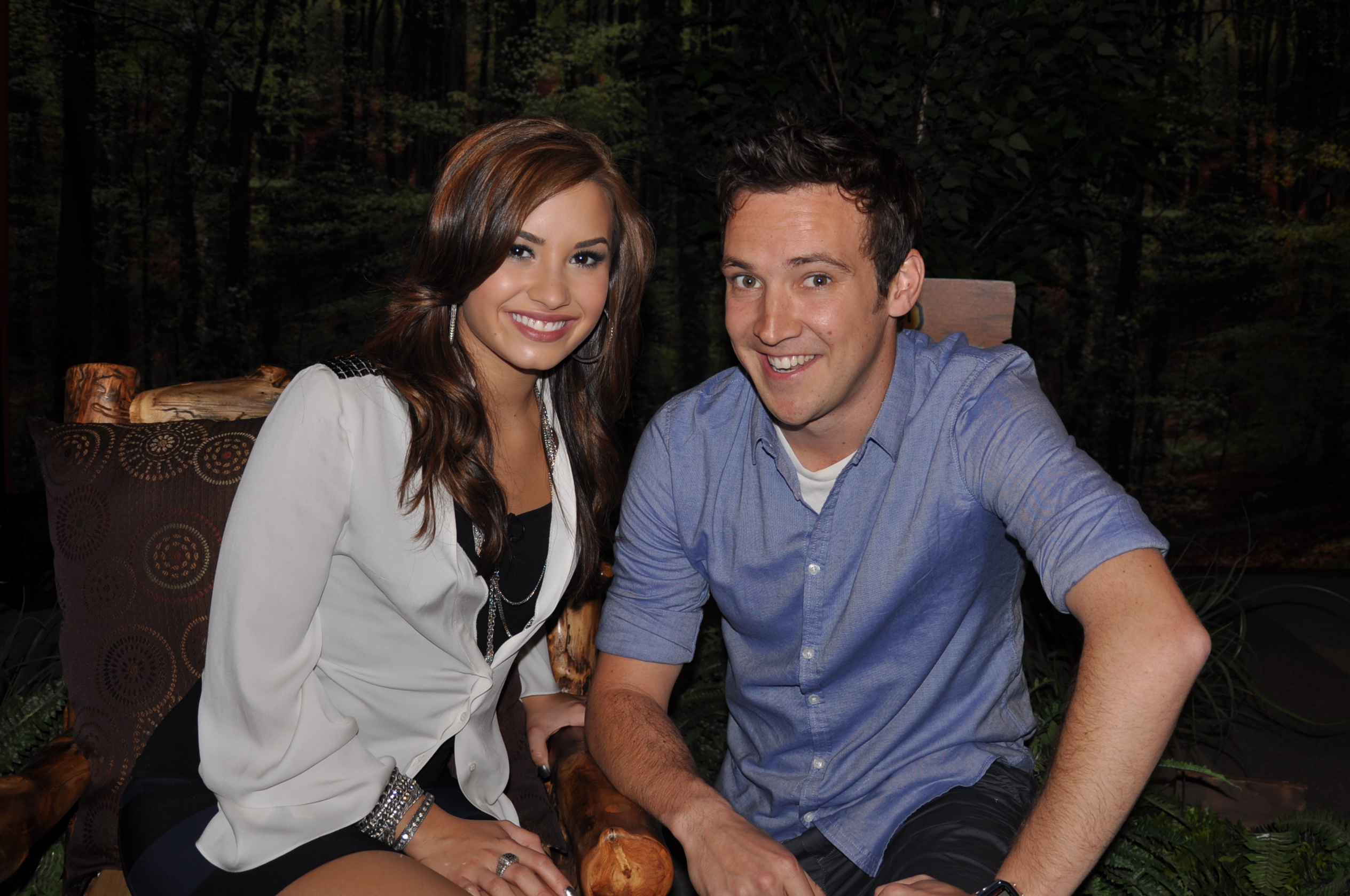 Demi Lovato and Jack Yabsley at Camp Rock 2