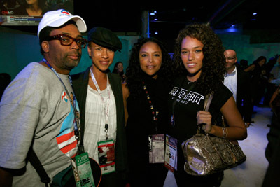 Spike Lee, Lynn Whitfield, Tonya Lewis Lee and Grace Gibson