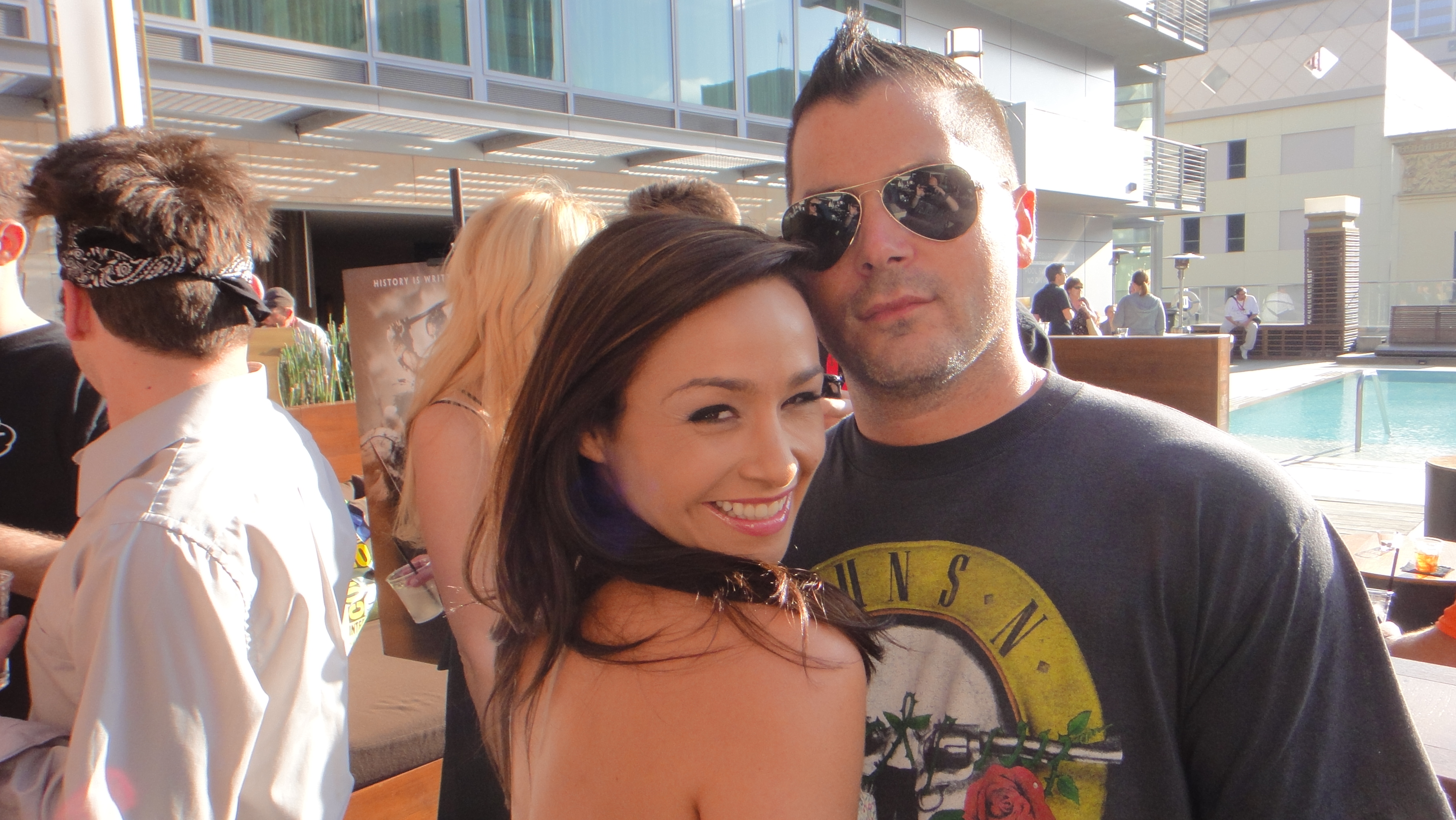 Danielle Harris and Adam Green. San Diego Comic-Con 2010.